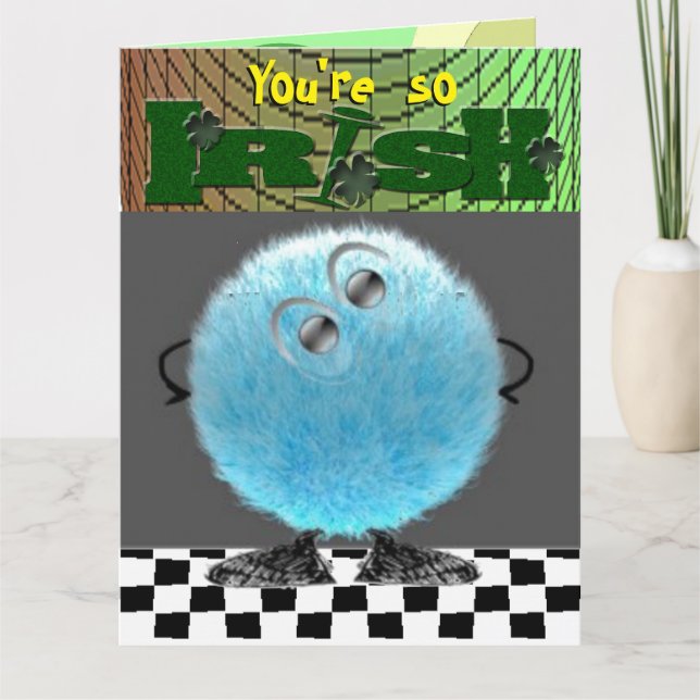 Carte anniversaire irlandais (Devant)