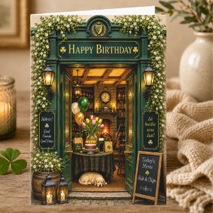 Carte Anniversaire Irlandais Amour de l'Irlande Annivers