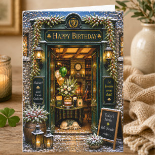 Carte Anniversaire Irlandais Amour de l'Irlande Annivers