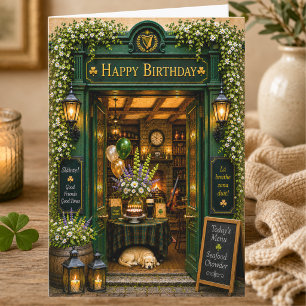 Carte Anniversaire Irlandais Amour de l'Irlande Annivers