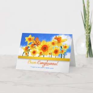 Cartes Salutations Italiennes D En Italien D Anniversaire Zazzle Fr