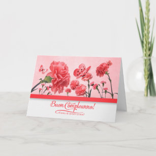 Cartes En Italien D Anniversaire Zazzle Fr