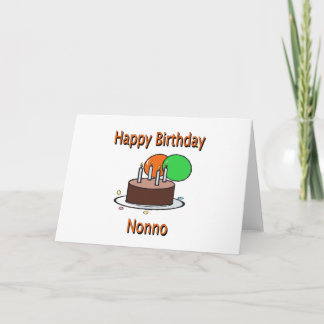 Carte Anniversaire italien Desi de grand-papa de Nonno