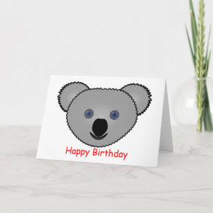 Carte Anniversaire Kudtly Koala