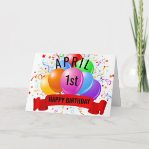 Carte Anniversaire le 1er avril