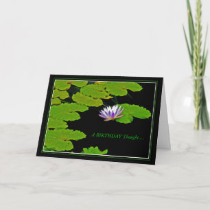Carte ANNIVERSAIRE Lily Pad