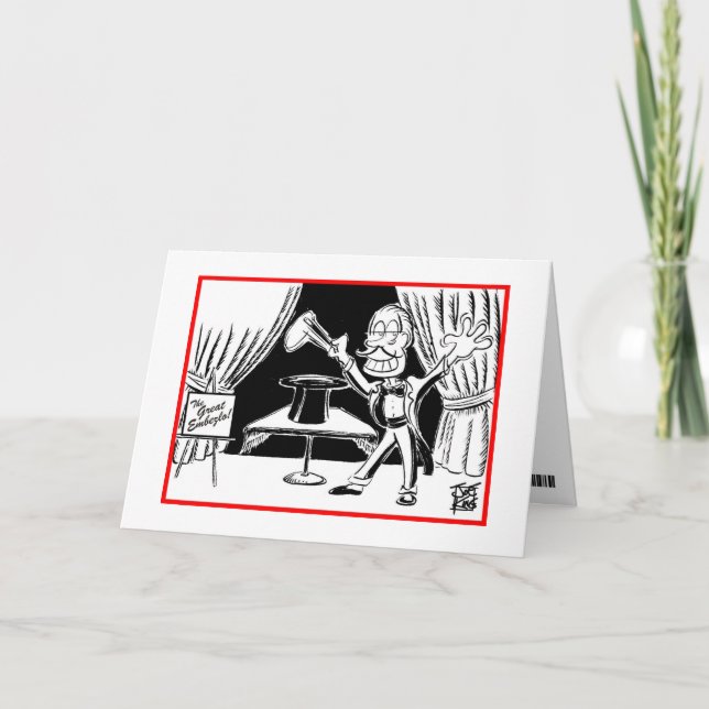 CARTE ANNIVERSAIRE : "MAGIE " (Devant)