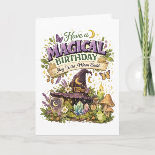 Carte Anniversaire Magique