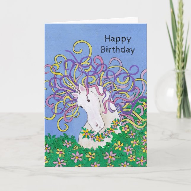 Carte Anniversaire Magique (Devant)