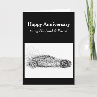 Carte Anniversaire Mari Ami Sport Voiture Automobile C
