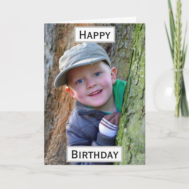 Carte Anniversaire Meilleur Père Jamais Enfants Photo (Devant)