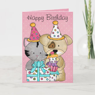Carte Anniversaire mignon