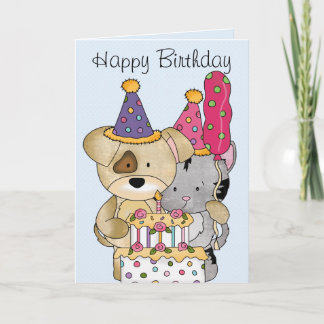 Carte Anniversaire mignon