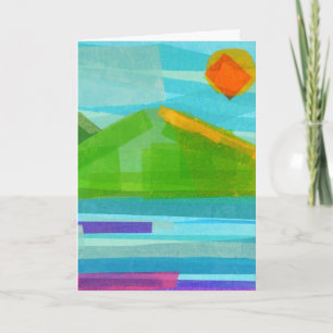 Carte Anniversaire Montagne avec message