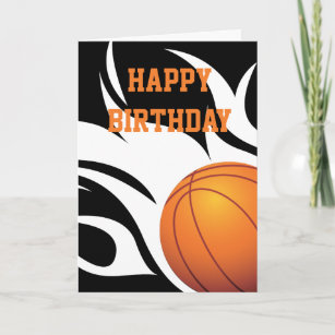 Cartes Basket Ball D Anniversaire Zazzle Fr