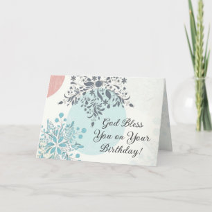 Carte Anniversaire numéros de bénédiction 6:24 Le Seigne