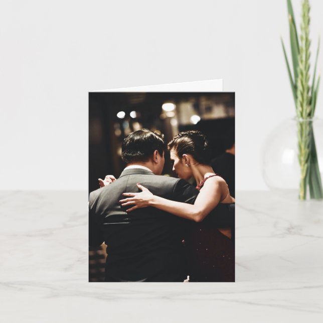 Carte Anniversaire : Où Tango Rencontre Jitterbug! (Devant)