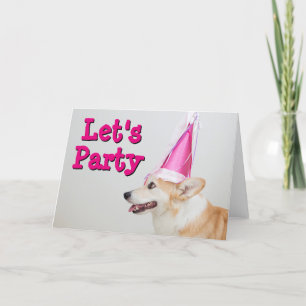 Carte Anniversaire Pembroke Welsh Corgi Chien