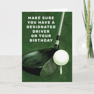 Cartes D Humour Golf D Anniversaire Zazzle Fr