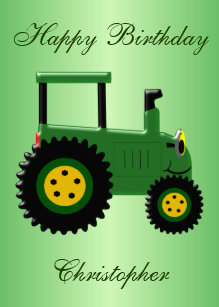 Invitations Faire Part Cartes Anniversaire Tracteur Zazzle Fr