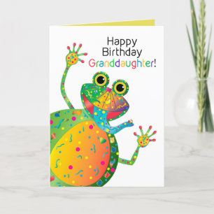 Carte Anniversaire, Petite-fille, Grenouille, Groupe Kal