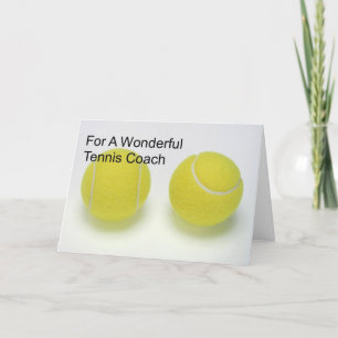 Carte Anniversaire Pour Coach Tennis