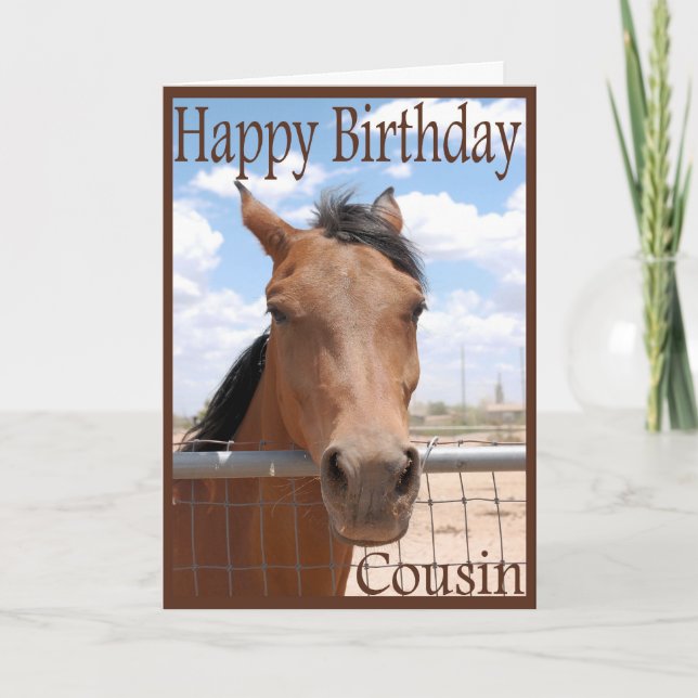 Carte Anniversaire Pour Cousin (Devant)