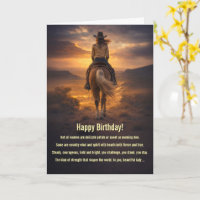 Anniversaire pour elle femme femmes fille cowgirl 