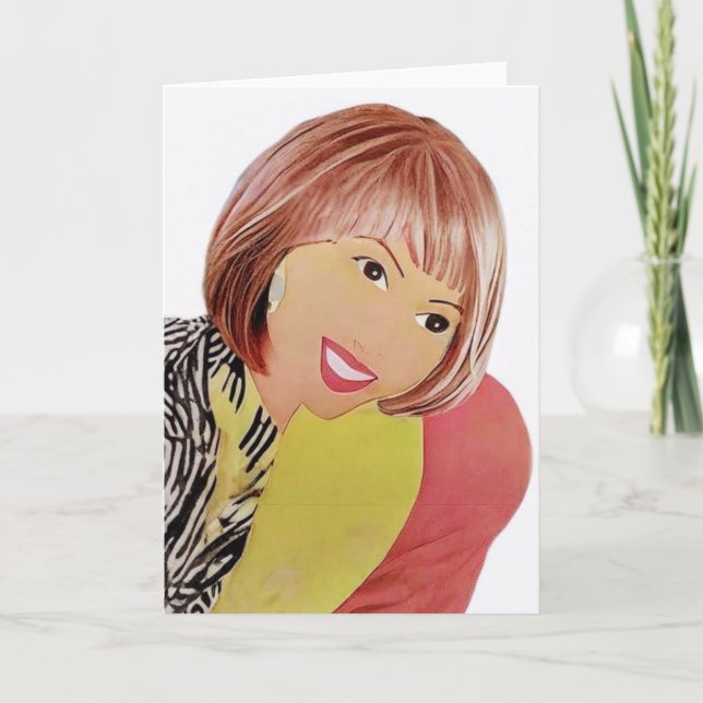 Carte Anniversaire Pour Elle (Vierge À L'Intérieur (Devant)