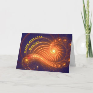 Carte anniversaire pour Godson