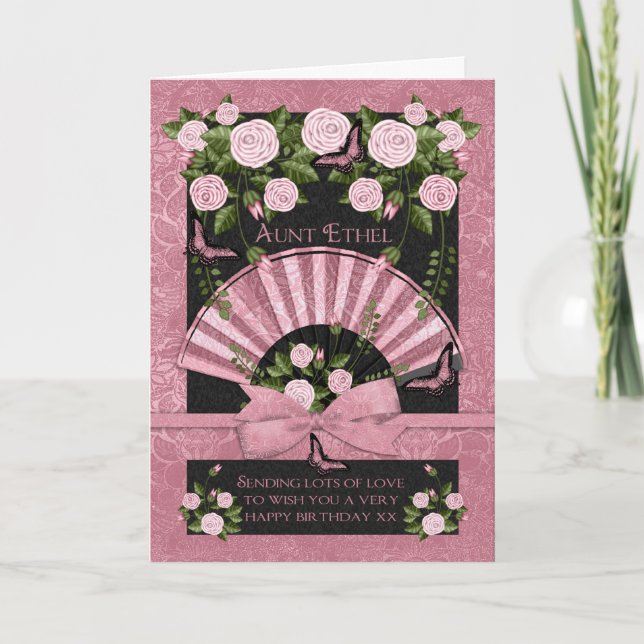 Carte Anniversaire Pour Quelqu'Un Spécial Avec Ros (Devant)