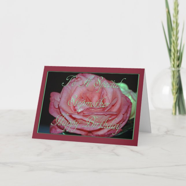 Carte Anniversaire Pour Stepmère (Devant)