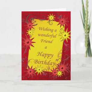 Carte anniversaire pour un ami