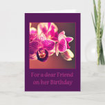 Carte Anniversaire pour un cher ami<br><div class="desc">Une grande carte à donner à votre meilleur ami sur son anniversaire.</div>
