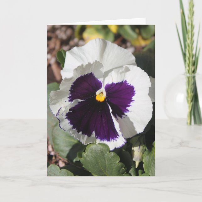 Carte Anniversaire pourpre de belle-soeur d'ange (Devant)