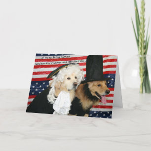 Carte Anniversaire présidentiel d'or