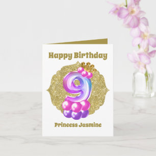 Carte Anniversaire Princesse 9Anniversaire ajouter nom s