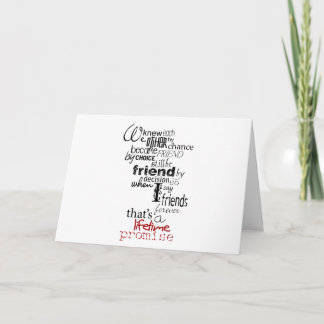 CARTE ANNIVERSAIRE PROMETTEZ À MON MEILLEUR AMI - C'EST