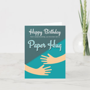 Carte Anniversaire Quarantine coronaviris, Papier