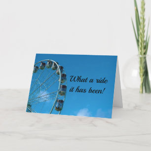 CARTE ANNIVERSAIRE "QUELLE A ÉTÉ SA MARCHE"