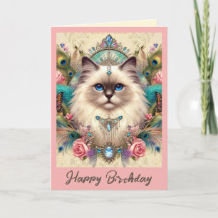 Carte Anniversaire Ragdoll Souhaitez-vous une jour