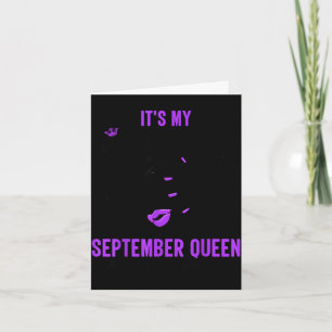 Carte Anniversaire reine septembre joyeux anniversaire v