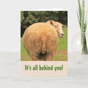 Carte Anniversaire Ridicule du mouton