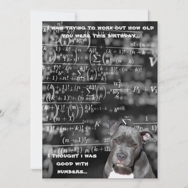 Carte Anniversaire sarcastique (Devant)