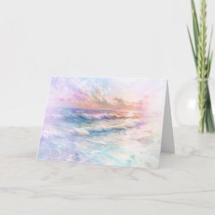 Carte Anniversaire Scène de Plage