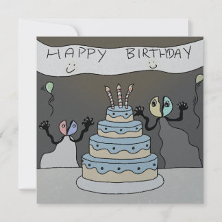 Carte Anniversaire ScissorHeads
