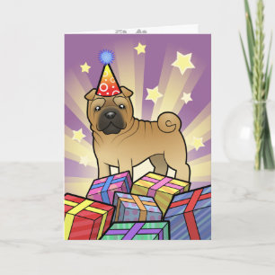 Carte Anniversaire Shar Pei