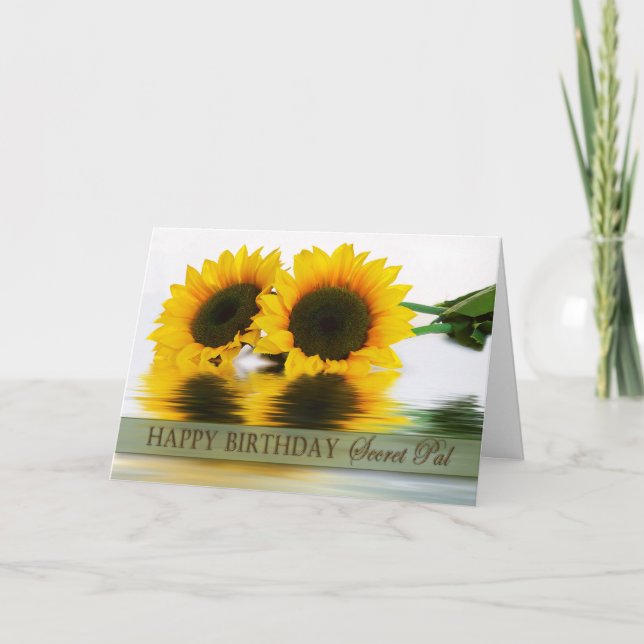 CARTE ANNIVERSAIRE - SONLEURS - SECRET PAL (Devant)