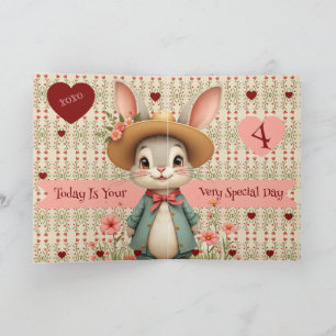 Carte Anniversaire Spécial Petit Lapin