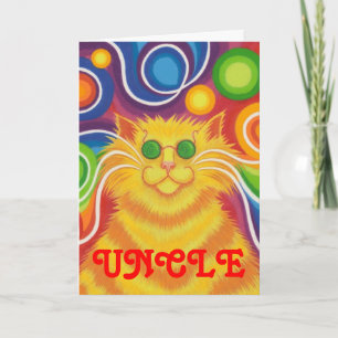 Carte "anniversaire super" pour Psy-cat-delic